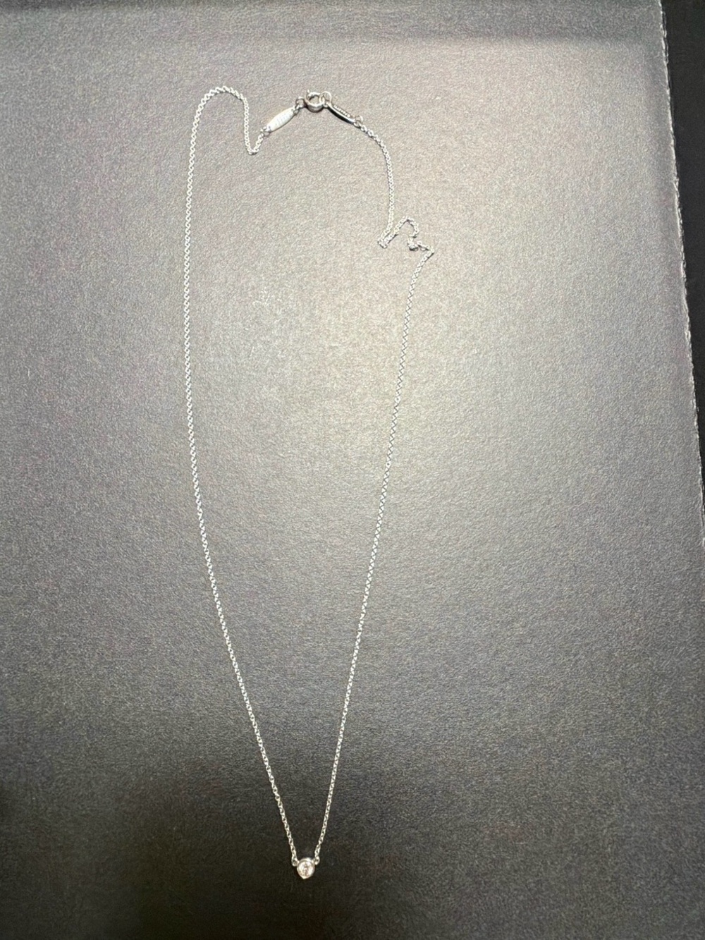 Tiffany & Co. Silver Heart Pendant Necklace